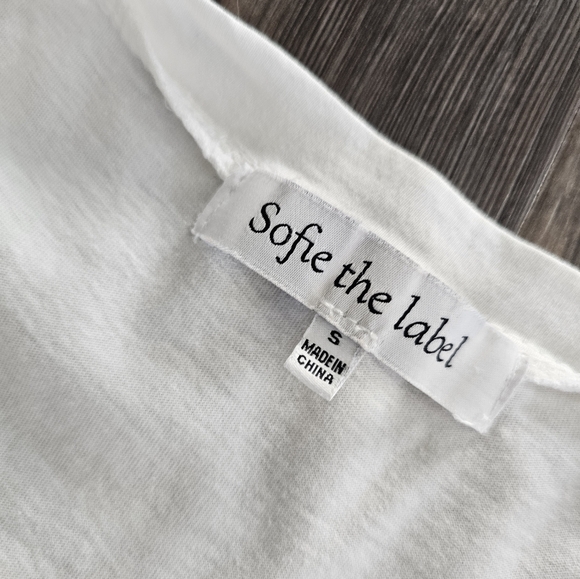 Sofie The Label White Poplin Dress With Knit Vest - Picture 3 of 4